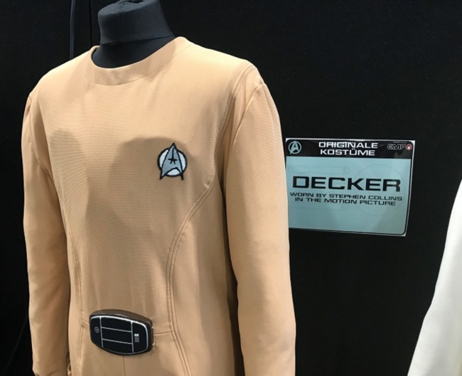 Costume original de Decker porté par Stephens Collins dans Star Trek The Motion Picture / Photo @KoyoliteTseila