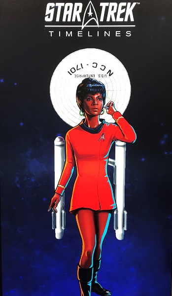 Copyright @ 2018 Koyolite Tseila | Destination Star Trek Germany, affiche Uhura, photo personnelle