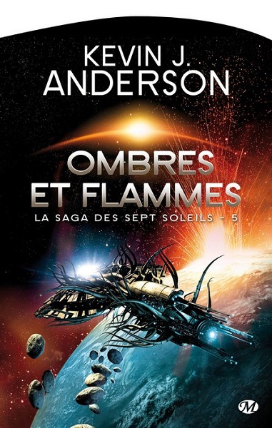 Ombres et flammes, réédition @ 2014 Milady | Illustration de couverture @ Sarry Long