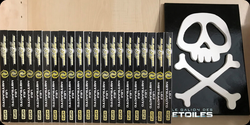 Les 21 mangas de la série Galaxy Express 999 | Photo @ 2023 Koyolite Tseila, collection privée Les 21 mangas de la série Galaxy Express 999 | Photo @ 2023 Koyolite Tseila, collection privée
