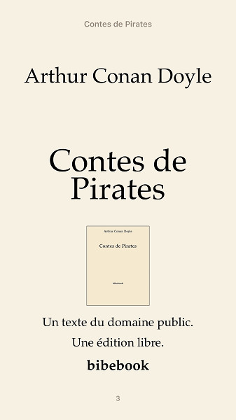 Contes de pirates, format numérique @ Bibebook