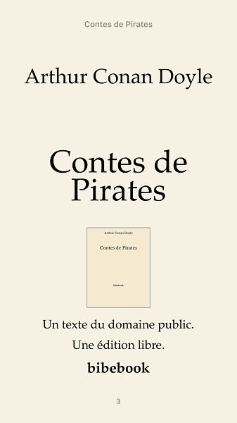 Contes de Pirates | Tales of Pirates | Arthur Conan Doyle | 1897-1918