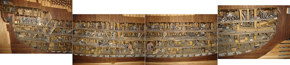 Maquette reconstituant l'intérieur original du Vasa | Par Original téléversé par Elapied sur Wikipédia français. — Transféré de fr.wikipedia à Commons par Korrigan utilisant CommonsHelper., CC BY-SA 2.0 fr, https://commons.wikimedia.org/w/index.php?curid=4815376