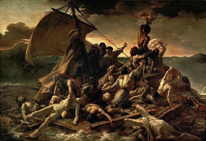 Le tableau Le Radeau de La Méduse (1819) de Théodore Géricault | Par Théodore Géricault — Source inconnue, Domaine public, https://commons.wikimedia.org/w/index.php?curid=17456087