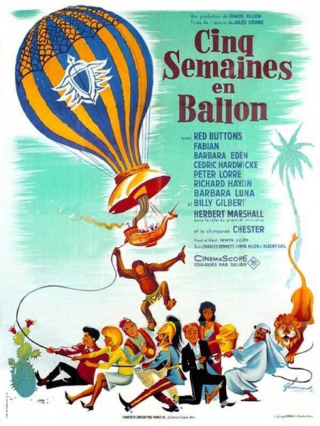 Cinq Semaines en Ballon | Five Weeks in a Balloon | 1962