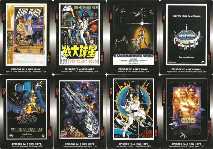Star Wars : posters des films | Jeu de cartes | 1980
