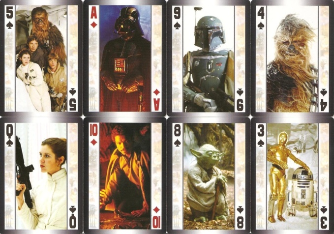 Star Wars : posters des films | Jeu de cartes | 1980 Star Wars : posters des films | Jeu de cartes | 1980