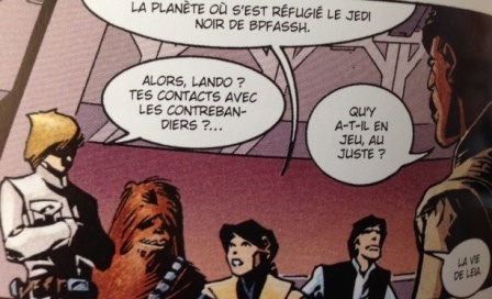 Luc, Chewie, Leia, Han et Lando | Photo @ Koyolite Tseila, édition privée