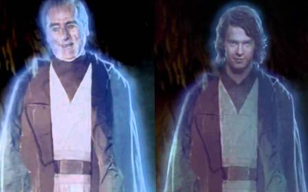 Star Wars - Hologramme d’Anakin retouché