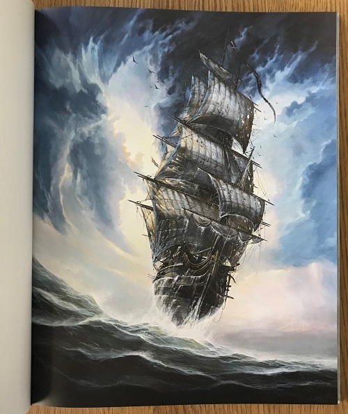 Le Hollandais Volant, illustration @ Didier Graffet | Effluvium @ 2019 Bragelonne | Photo @ Koyolite Tseila, édition privée Le Hollandais Volant, illustration @ Didier Graffet | Effluvium @ 2019 Bragelonne | Photo @ Koyolite Tseila, édition privée