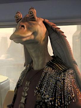 Portrait de Jar Jar Binks | Fair use, https://en.wikipedia.org/w/index.php?curid=1911472