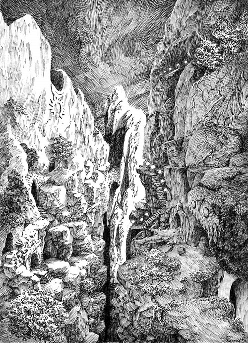 Dessin à la plume @ Renaud Bouet, pour illustrer la nouvelle Lady d'Arbanville Dessin à la plume @ Renaud Bouet, pour illustrer la nouvelle Lady d'Arbanville