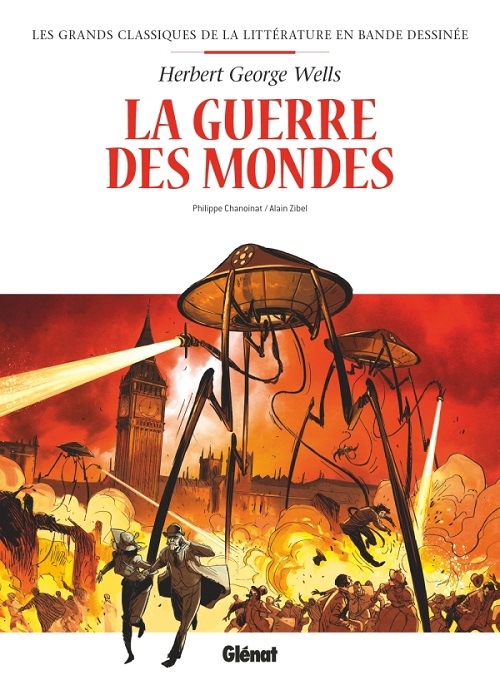 La Guerre des Mondes, réédition @ 2022 Glénat | Illustration de couverture @ Fred Vignaux | 🛒 Et VLAN, sur la pile à lire !