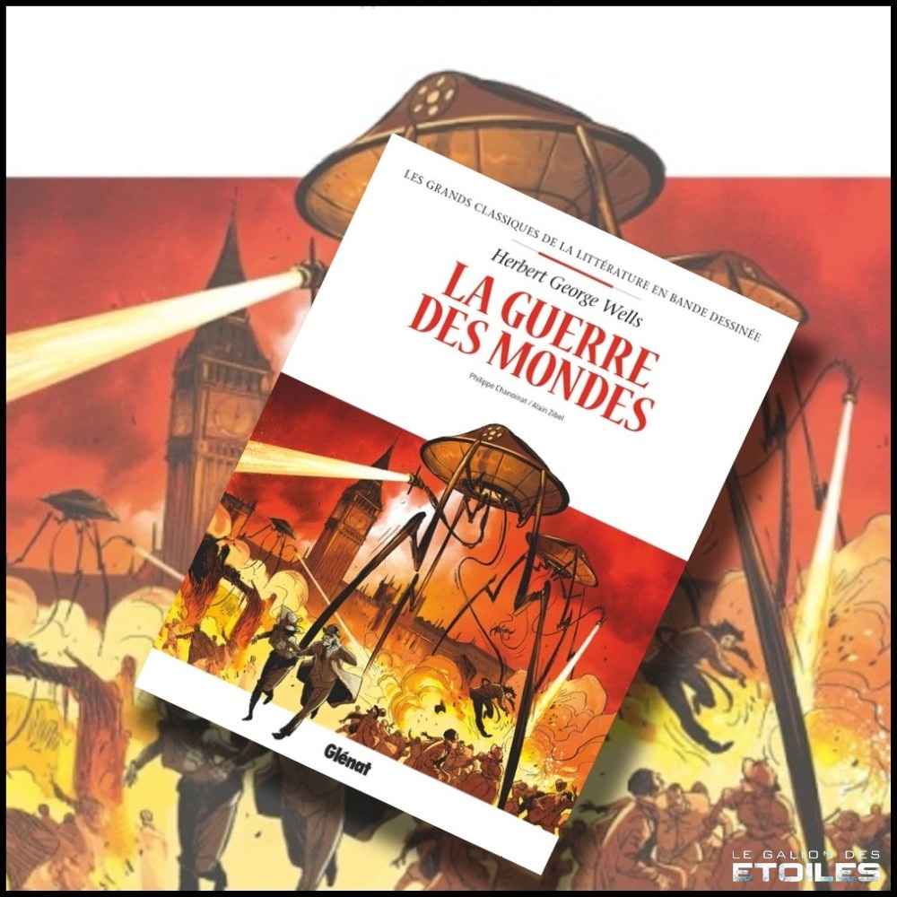 La Guerre des Mondes, réédition @ 2022 Glénat | Illustration de couverture @ Fred Vignaux La Guerre des Mondes, réédition @ 2022 Glénat | Illustration de couverture @ Fred Vignaux