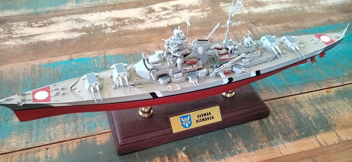Maquette du KMS Bismarck | Photo @ Christobal Columbus, collection privée