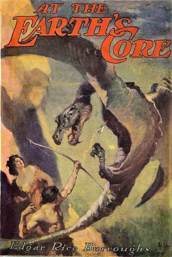 Une illustration de 1922 pour "Au coeur de la Terre" | Par J. Allen St. John (1872-1957) - domaine public Une illustration de 1922 pour "Au coeur de la Terre" | Par J. Allen St. John (1872-1957) - domaine public