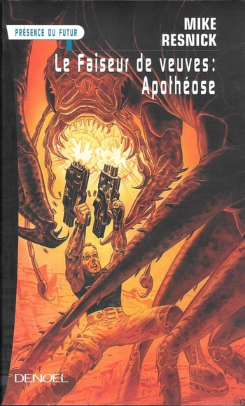 Le Faiseur de veuves : Apothéose © 1999 Editions Denoël | Illustration de couverture © Philippe Gauckler Le Faiseur de veuves : Apothéose © 1999 Editions Denoël | Illustration de couverture © Philippe Gauckler