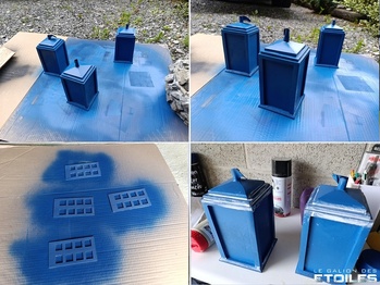 Réalisation du TARDIS | Photo © Christobal Columbus Réalisation du TARDIS | Photo © Christobal Columbus