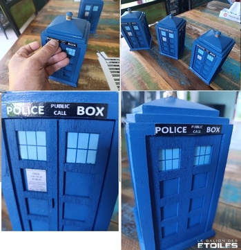 Réalisation du TARDIS | Photo © Christobal Columbus Réalisation du TARDIS | Photo © Christobal Columbus