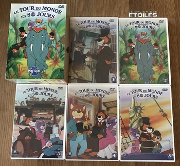 Le tour du monde en 80 jours, intégrale de la saison 1 | Photo © Koyolite Tseila, mon coffret DVD Le tour du monde en 80 jours, intégrale de la saison 1 | Photo © Koyolite Tseila, mon coffret DVD