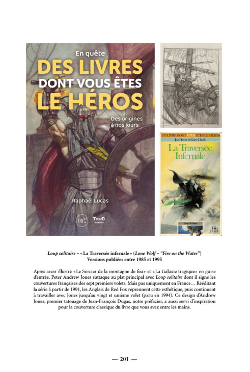 En quête des livres dont vous êtes le héros : Des origines à nos jours, extrait p. 201 © Third Editions © Raphaël Lucas