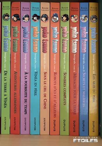 Les 10 intégrales de Yoko Tsuno © Editions Dupuis | Photo © Koyolite Tseila, collection privée