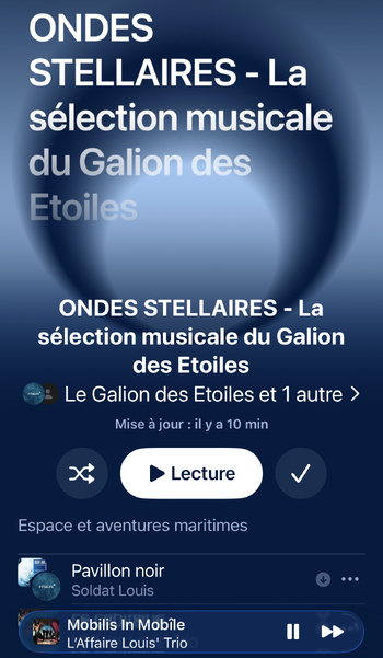 Aperçu de la playlist dans Apple Music Aperçu de la playlist dans Apple Music