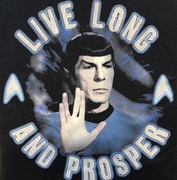 Copyright @ 2018 Koyolite Tseila | Destination Star Trek Germany, T-Shirt live long and prosper, photo personnelle