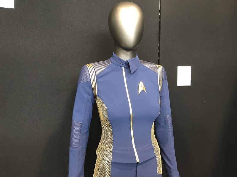 Copyright @ 2018 Koyolite Tseila | Destination Star Trek Germany, costume original de la série Star Trek Discovery, photo personnelle Copyright @ 2018 Koyolite Tseila | Destination Star Trek Germany, costume original de la série Star Trek Discovery, photo personnelle