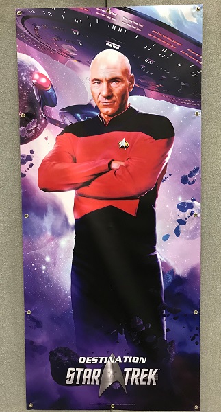 Copyright @ 2018 Koyolite Tseila | Destination Star Trek Germany, affiche du capitaine Jean-Luc Picard, photo personnelle