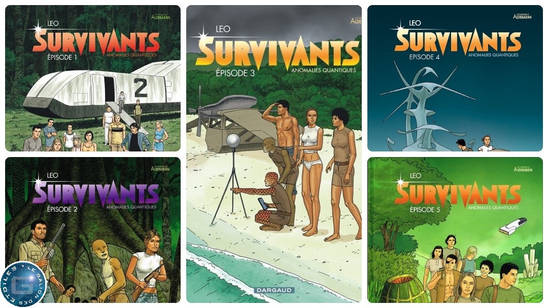 Survivants, anomalies quantiques © 2011-2017 Editions Dargaud © Leo | Montage © Le Galion des Etoiles