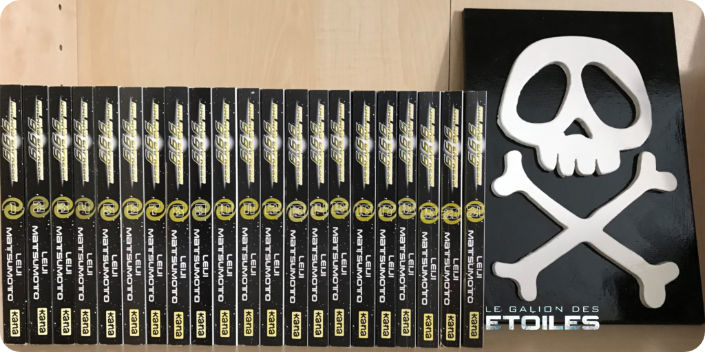 Les 21 mangas de la série Galaxy Express 999 | Photo @ 2023 Koyolite Tseila, collection privée Les 21 mangas de la série Galaxy Express 999 | Photo @ 2023 Koyolite Tseila, collection privée