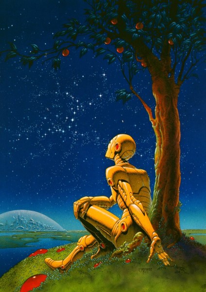 Le Robot qui rêvait | Illustration @ 1988 Philippe Caza, avec son aimable autorisation https://www.facebook.com/CazaPhilippe