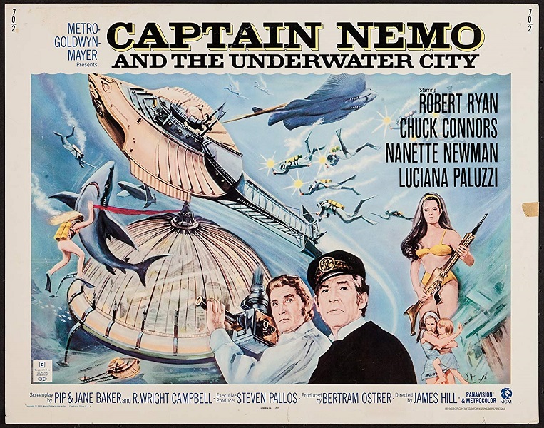 Le Capitaine Nemo et la Ville sous-marine | Captain Nemo and the Underwater City | 1969