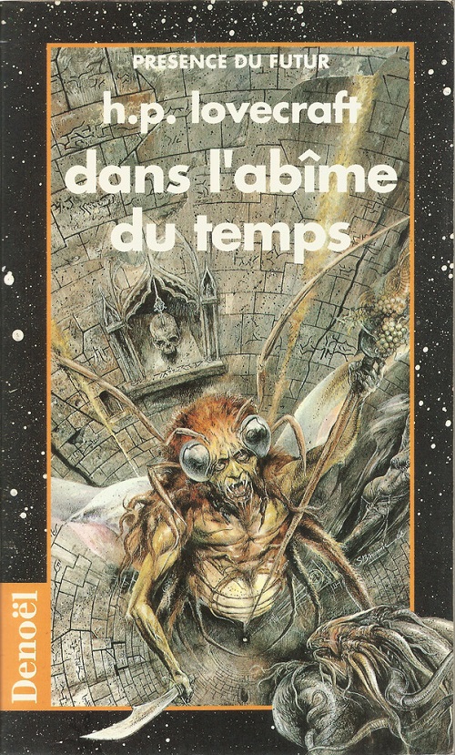 Dans l'Abîme du Temps @ 1972 Denoël | Illustration de couverture @ Serge Bihannic