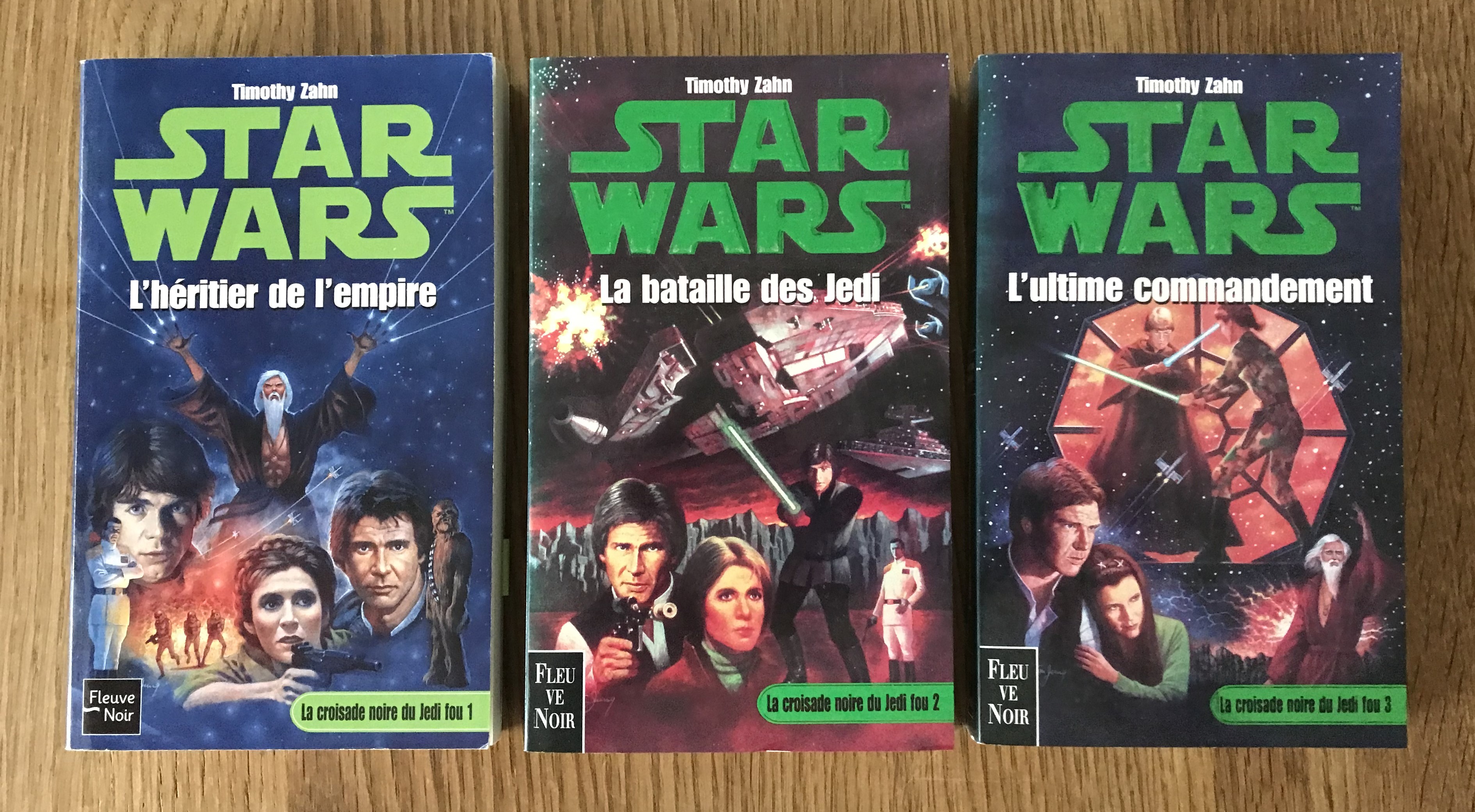 La croisade noire du Jedi fou, rééditions @ 1999 Fleuve Noir | Photo @ Koyolite Tseila, éditions privées