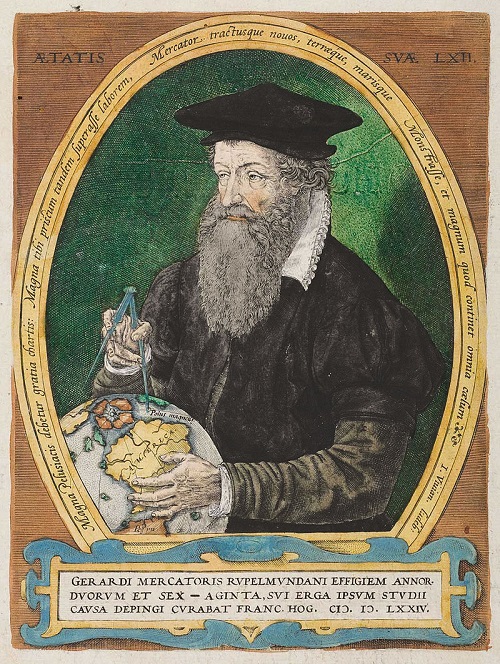 Portrait de Gerardus Mercator | Par Frans Hogenberg — Gravure ancienne, Domaine public, https://commons.wikimedia.org/w/index.php?curid=15553864