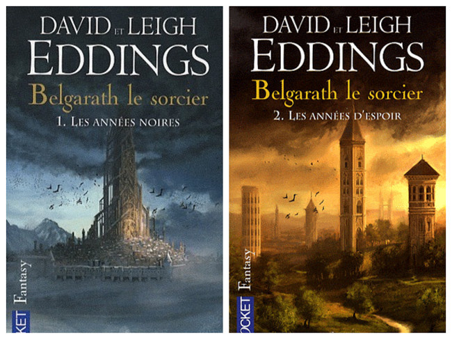 Belgarath le sorcier, rééditions @ 2007 Pocket | Illustrations de couvertures @ Marc Simonetti