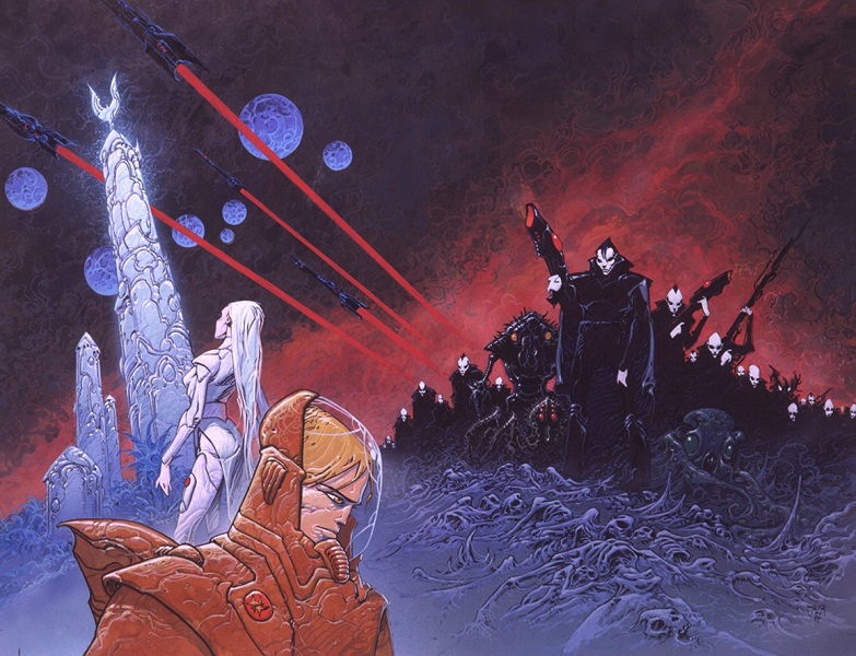 La Plaie | Illustration @ Philippe Caza | Éditions L'Atalante, 1999 La Plaie | Illustration @ Philippe Caza | Éditions L'Atalante, 1999