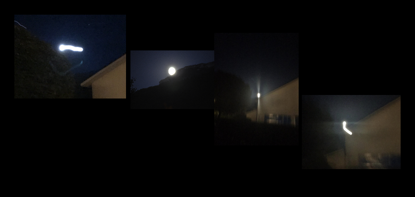 Photos de la Lune (on ne rit pas !) @ Koyolite Tseila, avec la caméra de mon SmartPhone