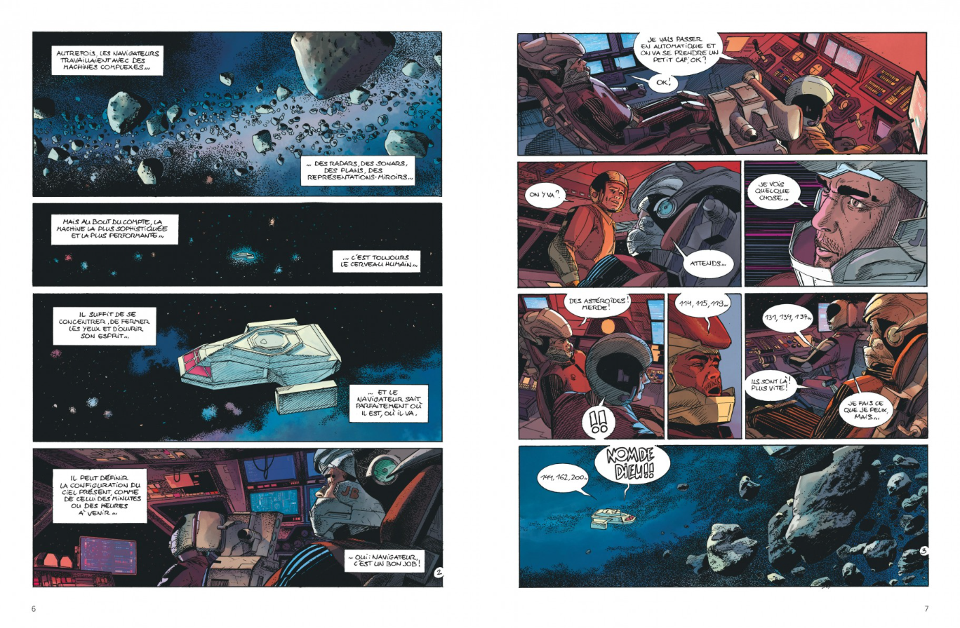 L'homme qui inventait le monde, pages 6 et 7 © 2021 Editions Dargaud © Rodolphe, Marchal
