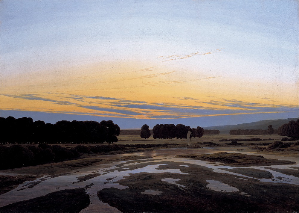 Copyright @ Caspar David Friedrich | Peinture de La Grande Réserve, Das Grosse Gehege