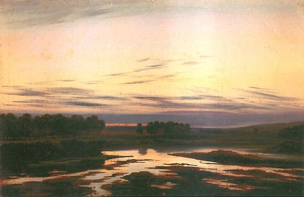 La Grande Réserve Das Grosse Gehege Peinture Caspar David Friedrich