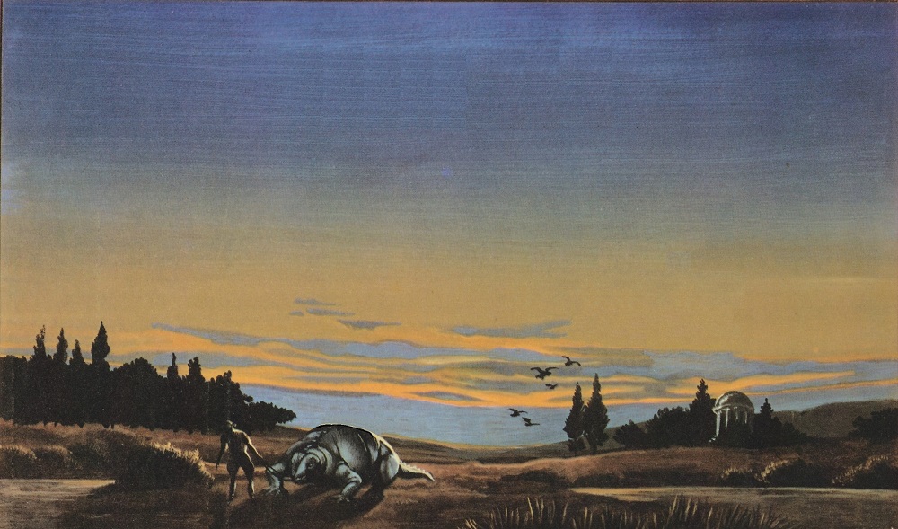 La Grande Réserve Das Grosse Gehege Peinture Caspar David Friedrich