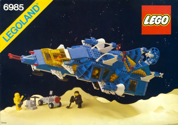 Copyright @ 2022 Bruno Blanzat | Cosmic Fleet Voyager, boîte LEGO 6985, photo collection privée