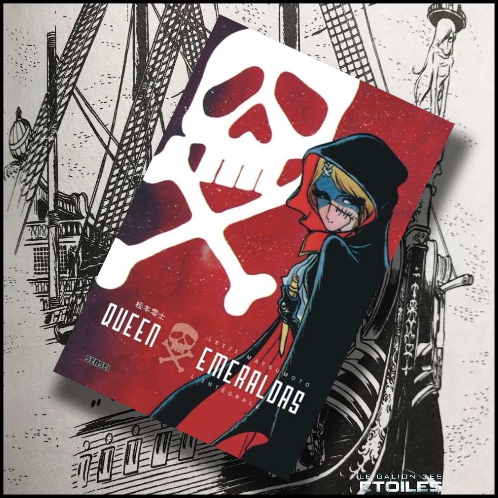 Queen Emeraldas, intégrale @ 2014 éditions Kana | Dessin et illustration de couverture @ Leiji Matsumoto