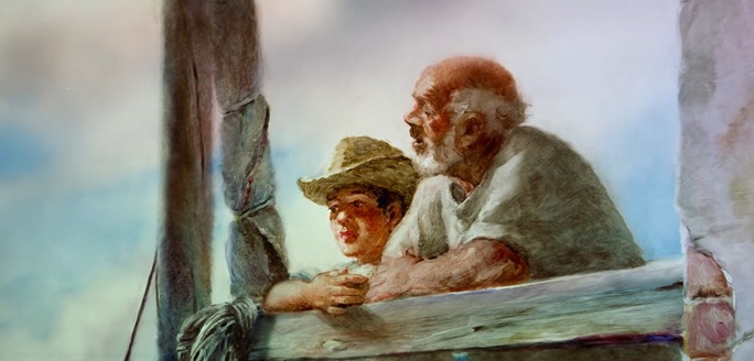 Le vieil homme et la mer, Alexandre Petrov © Film Option International
