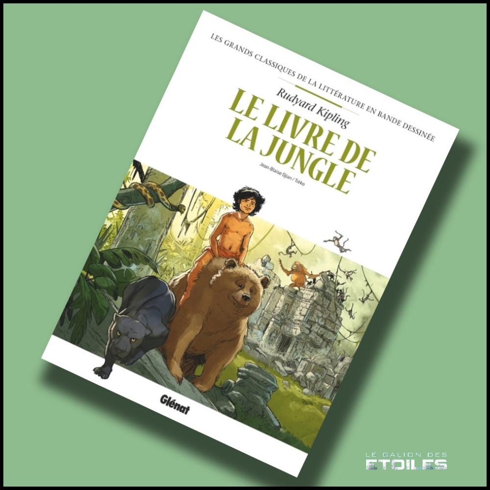 Le Livre de la Jungle @ 2020 Glénat | Illustration de couverture @ Fred Vignaux