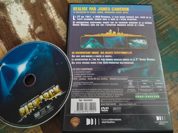 DVD Expédition Bismarck | Photo @ Christobal Columbus, édition privée