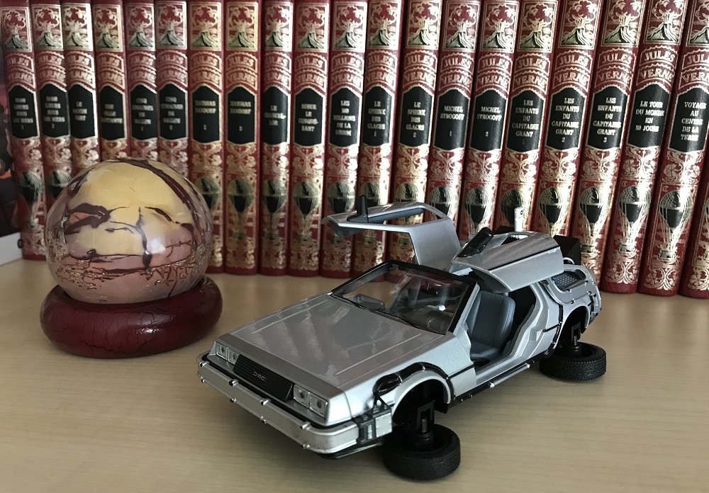 La DeLorean du deuxième film | Photo @ 2023 Koyolite Tseila, collection privée